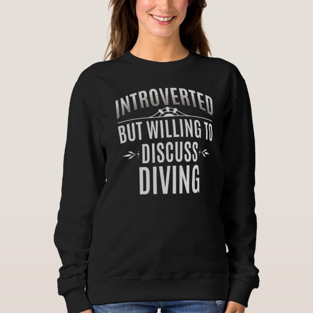 Sweatshirt Plongée initiée (Devant)