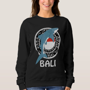 Sweatshirt Plongée Requin Baleine Bali Drapeau de l'Indonésie
