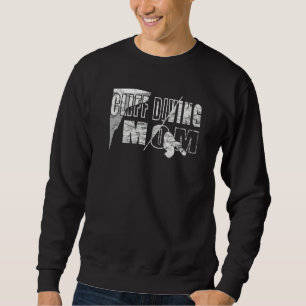 Sweatshirt Plongeon de falaise Maman escalade Saut à la corde