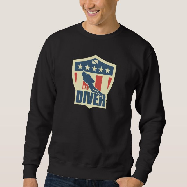 Sweatshirt Plongeur américain (Devant)
