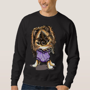Sweatshirt Plum Cute Pomeranian