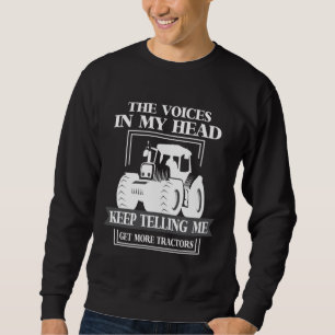 Sweatshirt Plus d'agriculteurs accro aux tracteurs