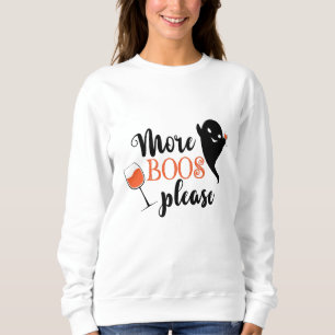 Sweatshirt Plus de livres S'il vous plaît Cool Halloween Ghos