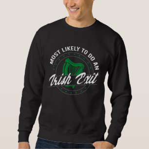 Sweatshirt Plus susceptible de faire une sortie irlandaise St