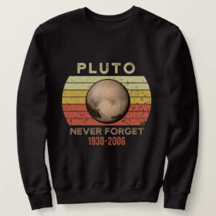 Sweatshirt pluto jamais oublier, eris, lune, astronomie, astr
