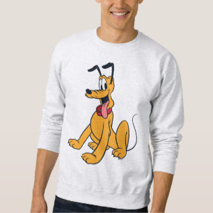Sweatshirt Pluton Classique Rouge Collet