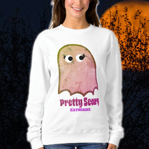 Sweatshirt Plutôt Effrayant Maigre Drôle Halloween