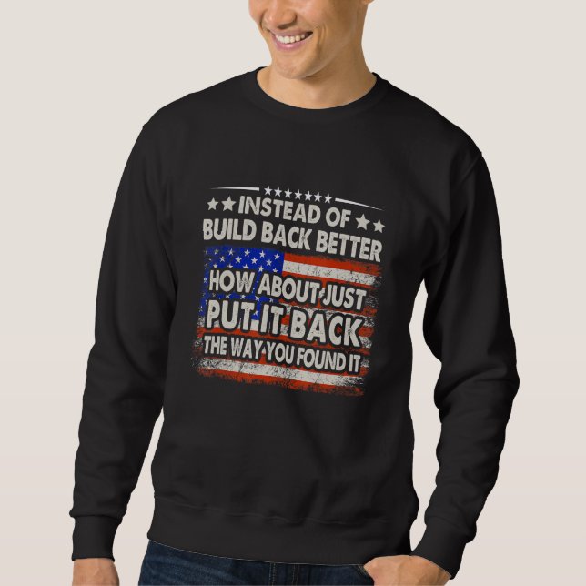 Sweatshirt Plutôt Que De Mieux Réaliser Comment Se Contenter  (Devant)