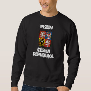 Sweatshirt Plzen, Ceska Republika avec armoiries
