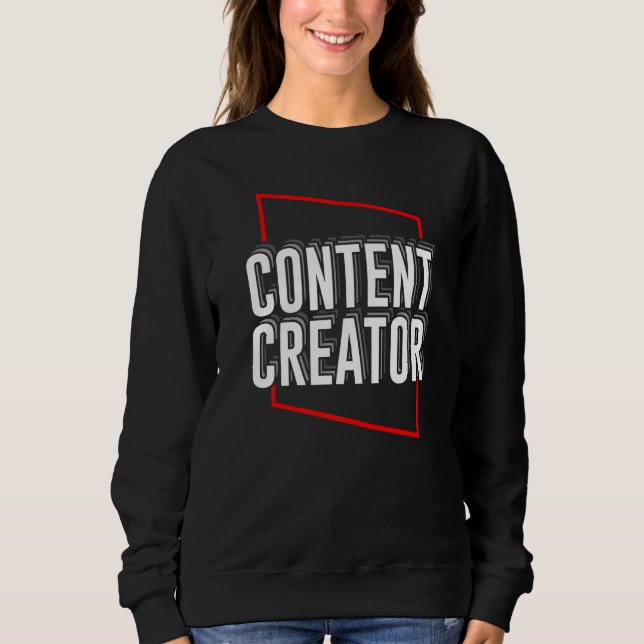 Sweatshirt Podcast du blogueur Influencer Creator Vlogger (Devant)