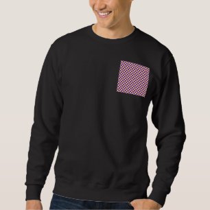 Sweatshirt Points jaunes sur fond violet STaylor