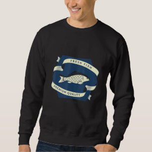 Sweatshirt Poisson Frais En Canne