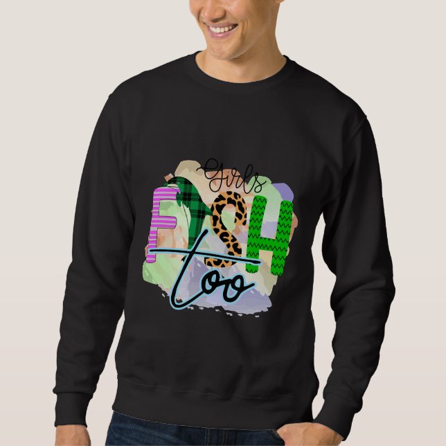 Sweatshirt Poisson trop (Devant)