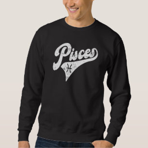 Sweatshirt Poissons Rétro Astrologie Zodiaque Horoscope Poiss