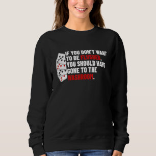 Sweatshirt Poker Flush Termes Puns Pour Joueur De Jeux De Car