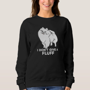 Sweatshirt Pomeranian Je m'en fiche