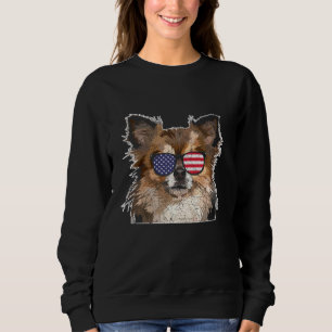 Sweatshirt Pomeranian Papa Pomeranian