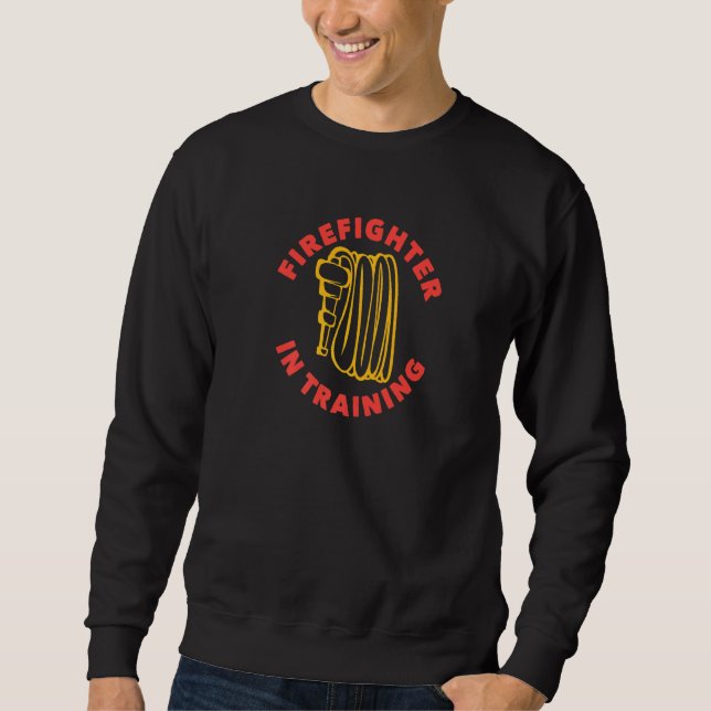 Sweatshirt Pompier Dans L'Entraînement Pompiers Pompiers Homm (Devant)