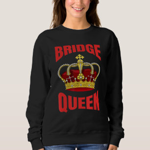 Sweatshirt Pont Queen Card Jeu Pour Vêtements Femmes