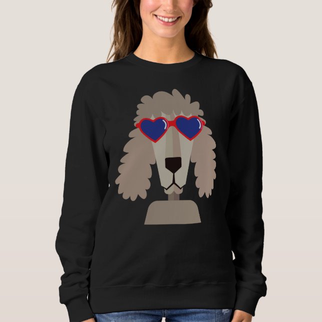 Sweatshirt Poodle cool (Devant)