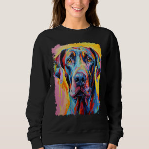 Sweatshirt Pop Art Great Dane