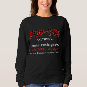 Sweatshirt Pop-Pop Claus Groupe Casquette de Noël Corresponda