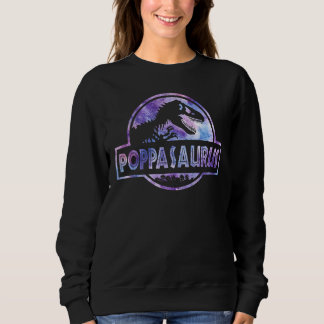 Sweatshirt Poppasaurus Dinosaur Rex Pour Papa Maman