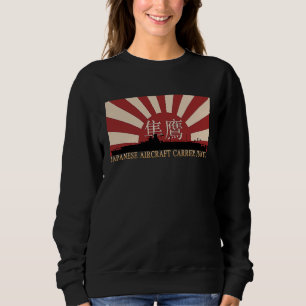 Sweatshirt Porte-avions japonais Junyo Drapeau du Soleil Leva
