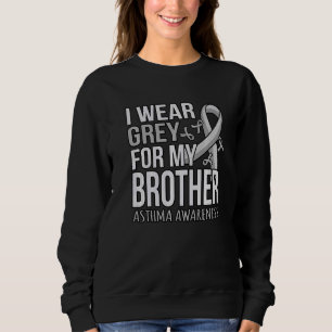 Sweatshirt Porter le gris pour le mois de sensibilisation à l