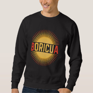 Sweatshirt Porto Rico Boricua Sunset Graphic