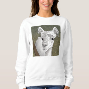 Sweatshirt Portrait Alpaca 2