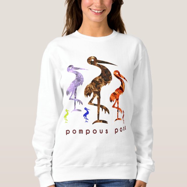 Sweatshirt pose pompeuse (Devant)