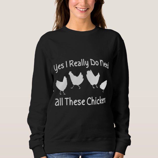 Sweatshirt Poulets (Devant)