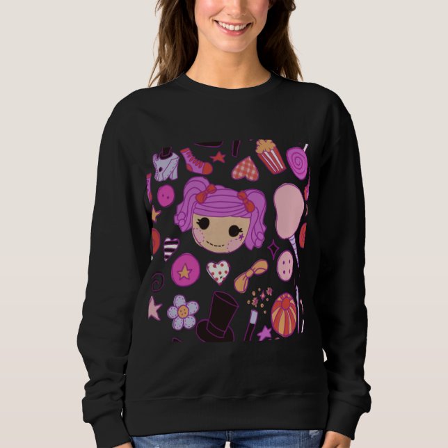 Sweatshirt poupée de cirque clowncore (Devant)