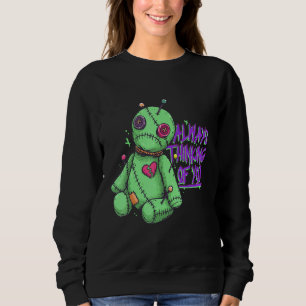Sweatshirt Poupee Voodoo Creepy Pastel Toujours En Pensée De