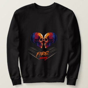 Sweatshirt pour hommes à graphisme audacieux de cr