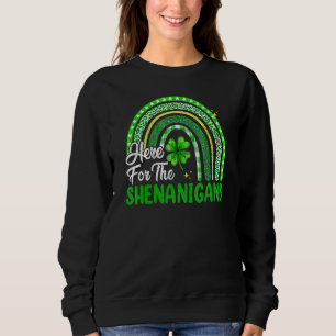 Sweatshirt Pour la Saint Patrick Shenanigans Rainbow