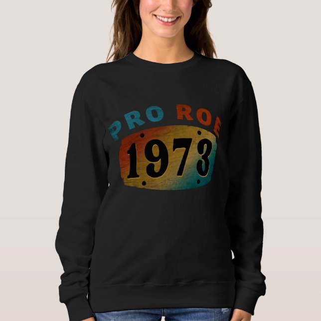 SWEATSHIRT POUR ROE 1973 (Devant)