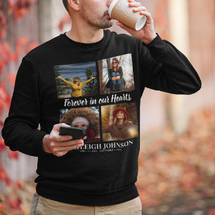 Sweatshirt Pour toujours dans nos coeurs Mémorial du collag