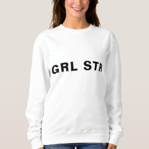 Sweatshirt Pouvoir Féminin Moderne Féministe Style GRL PWR Au