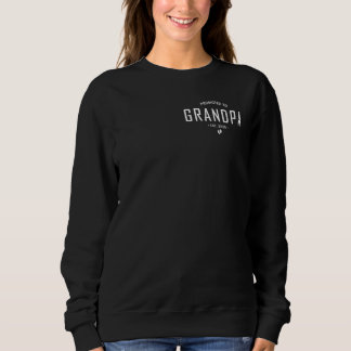 Sweatshirt Première Fantastique Grand-Père Bientôt Être Grand