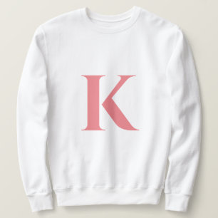 Sweatshirt Première lettre Monogram Modern Stylish Trendy