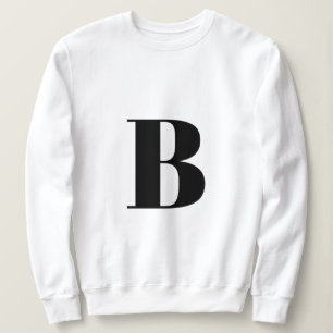 Sweatshirt Première lettre Monogram Modern Stylish Trendy