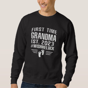 Sweatshirt Première révélation de la mamie 2023 pour bébé