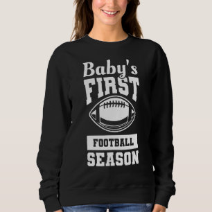 Sweatshirt Première saison de football de bébé Sexe Révéler P