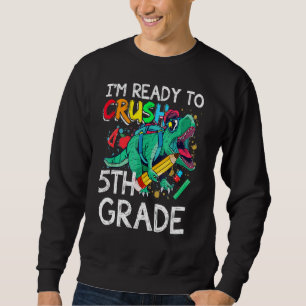 Sweatshirt Prêt À Écraser La 5E Classe Dino Garçons Premier J