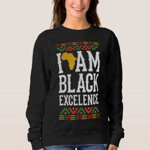 Sweatshirt Pride Afro-Américain African American Heritage Bla