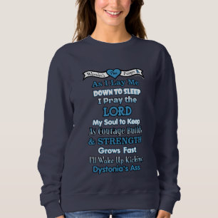 Sweatshirt Prière du guerrier...Dystonie