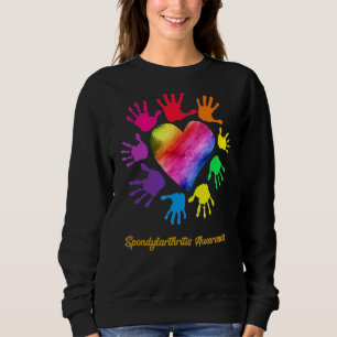 Sweatshirt Prise de conscience de l'arthrite spondylarthrite