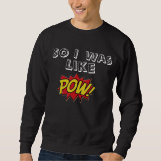 Sweatshirt Prisonnier de guerre ! (Noir)